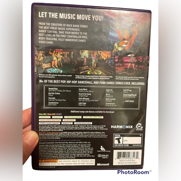 XBOX 360 Kinect 2 Game Bundle, Dance Central (Open) Kinect Adventures (Sealed) - Picture 3 of 8